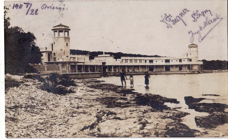 POLA  PULA ISTRA OTOK BRIONI   fotografija STARA RAZGLEDNICA 1911