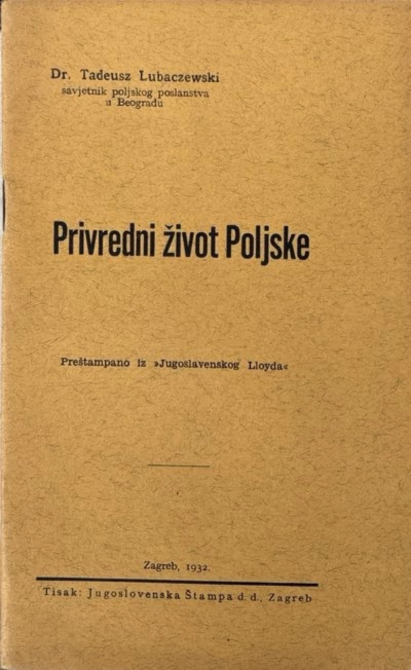 Tadeusz Lubaczewski: Privredni život Poljske