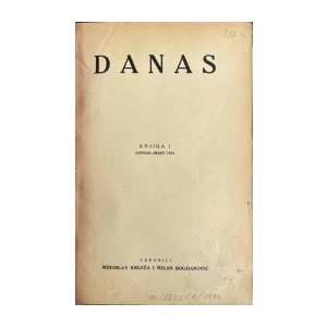 Miroslav Krleža: Danas, knjiga I – II