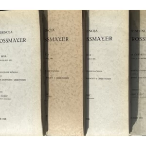 Šišić Ferdo: Korespondencija Rački = Strossmayer 1-4