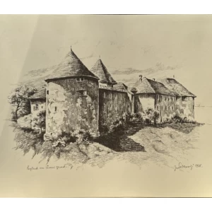 Gojković J.: Mapa grafika "Stari grad Varaždin"