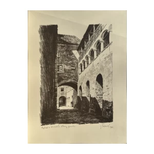 Gojković J.: Mapa grafika "Stari grad Varaždin"