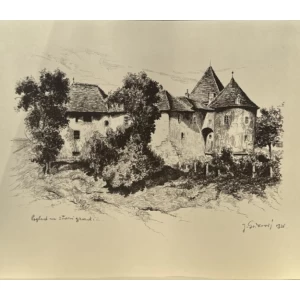 Gojković J.: Mapa grafika "Stari grad Varaždin"