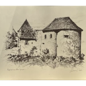 Gojković J.: Mapa grafika "Stari grad Varaždin"