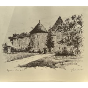 Gojković J.: Mapa grafika "Stari grad Varaždin"