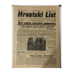 Hrvatski list 188/1942