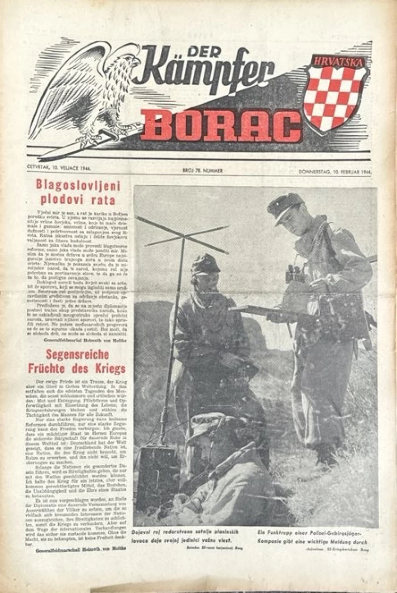 Borac - Der Kampfer broj 78/1944