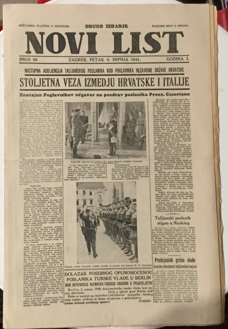 Novi list 66/1941