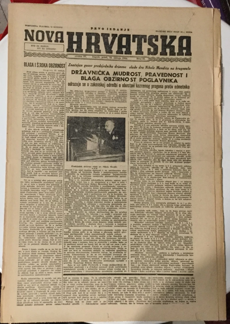 Nova Hrvatska 23/1944
