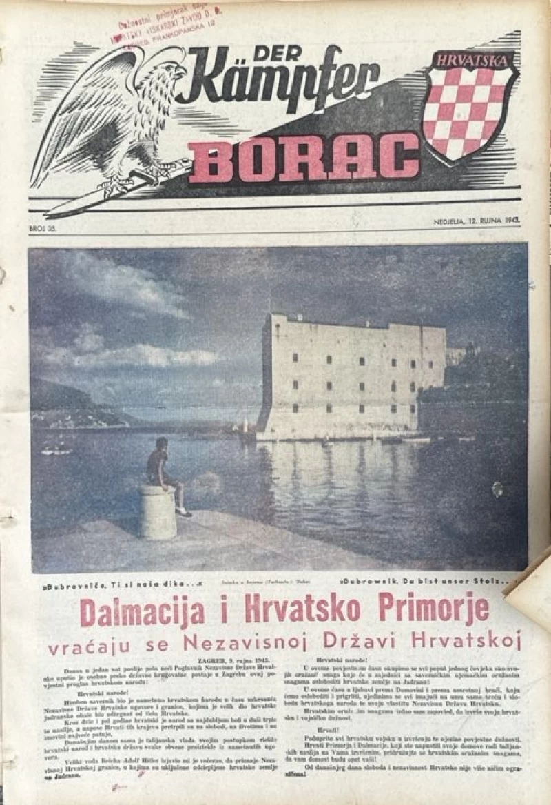 Borac - Der Kampfer broj 35/1943