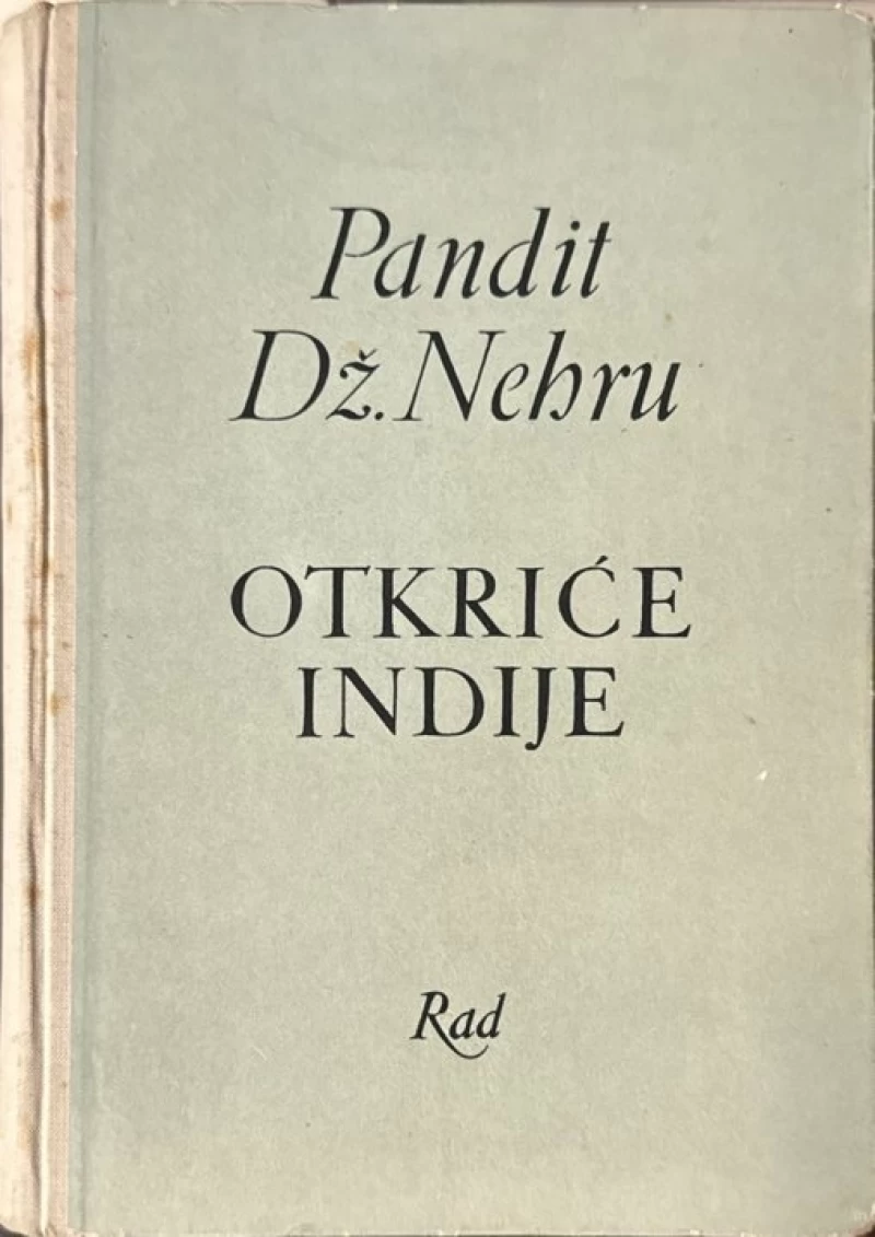 Džavaharlal Nehru: Otkriće Indije