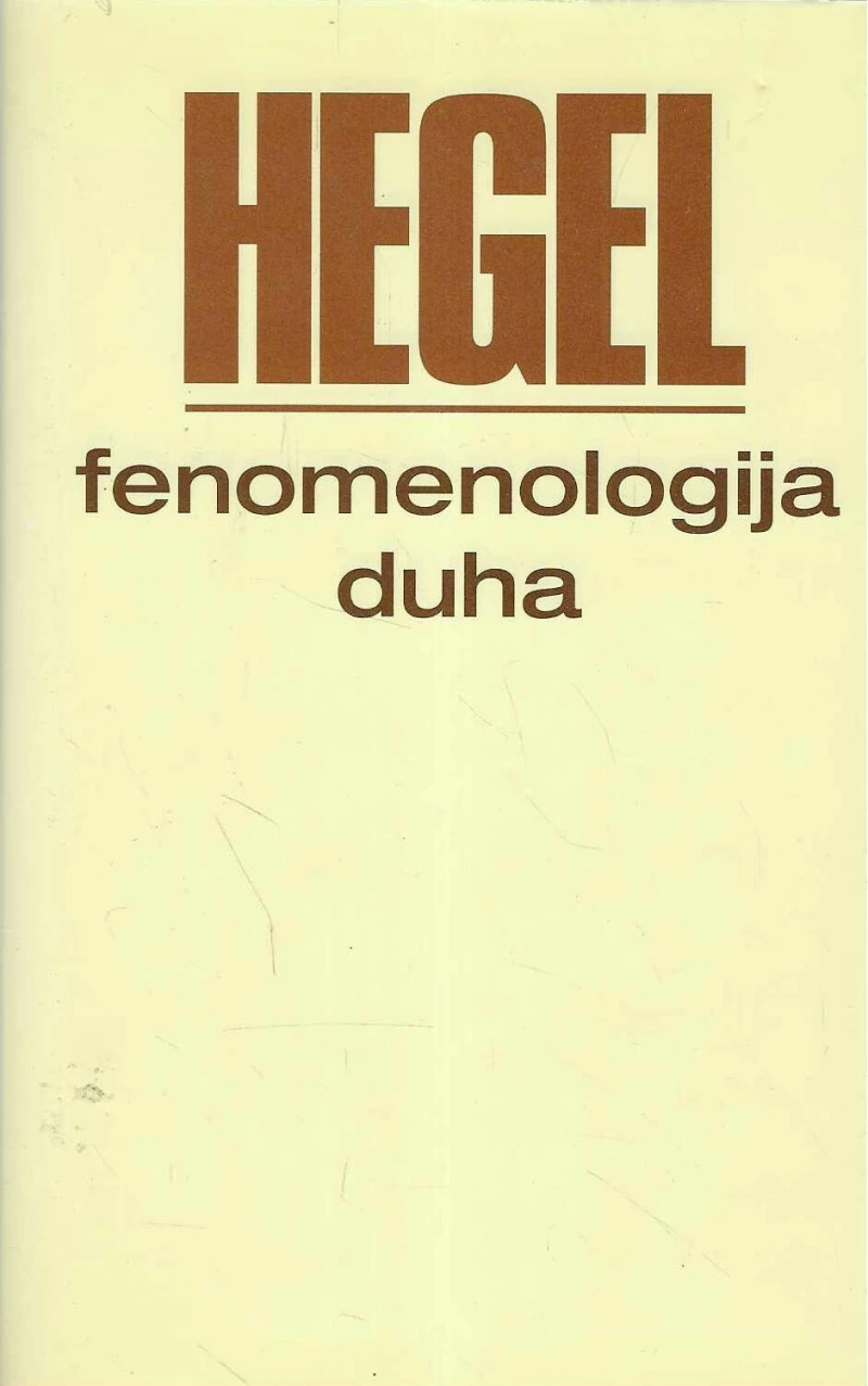 Hegel: Fenomenologija duha