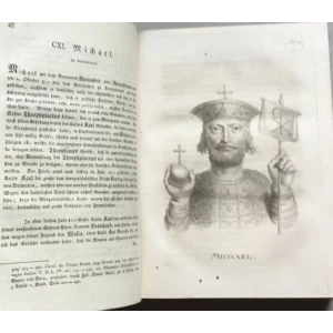 ANTON REICHSRITTER VON GEUSAU, GESCHICHTE DER ROMISCHEN KAISER MIT IHREN BILDNISSEN, WIEN, 1807.