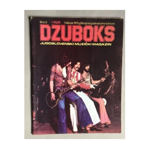 DŽUBOKS, JUGOSLOVENSKI MUZIČKI MAGAZIN  GODINA 1975. BROJ 6