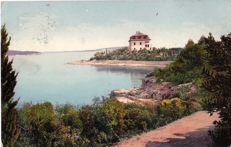 POLA PULA ISTRA HRVATSKA OTOK BRIONI PUNTA NASO  STARA RAZGLEDNICA 1911