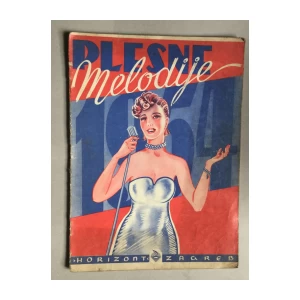 Plesne Melodije  za Klavir, Harmoniku, Gitaru i Pjevanje, Zagreb, 1954.