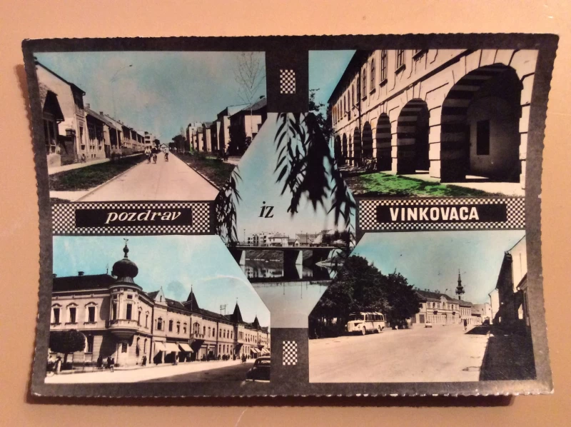 STARA RAZGLEDNICA VINKOVCI POZDRAV IZ VINKOVACA
