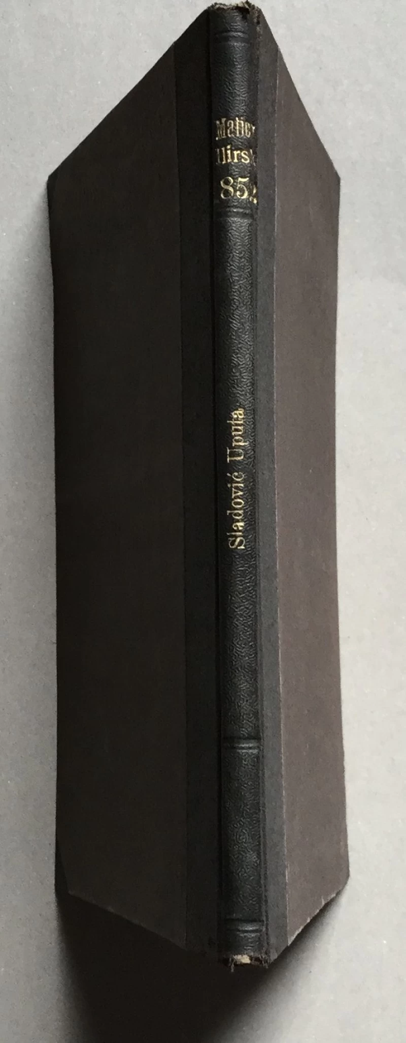 EMANUEL SLADOVIĆ, UPUTA U PJESMENU UMJETNOST, ZAGREB, 1852.