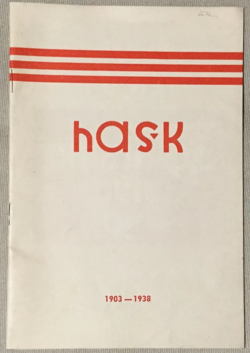 Izvještaj o radu upravnog odbora, športskih sekcija i uprave igrališta HAŠK-a za sportsku godinu 1937 - 1938
