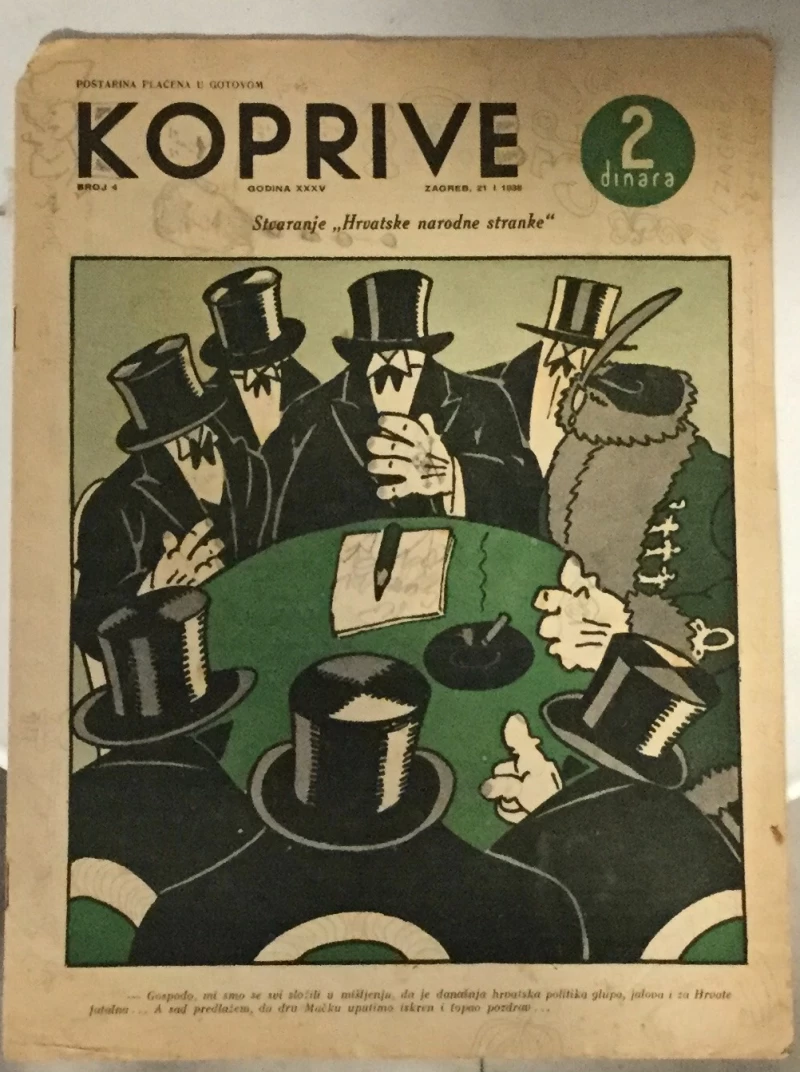 Koprive humorističko-satirički list 4/1938.