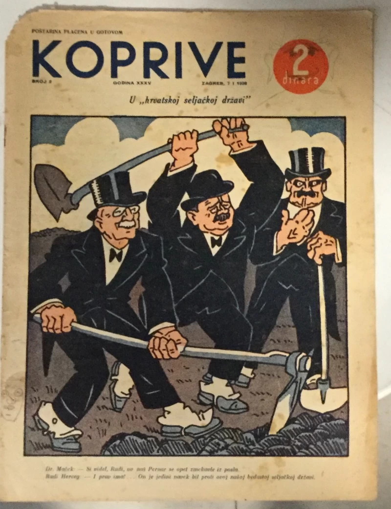Koprive humorističko-satirički list 2/1938.
