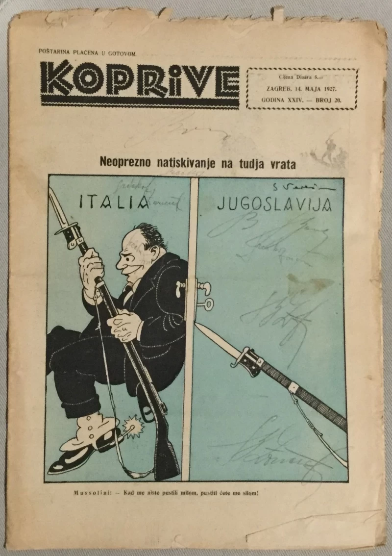 Koprive humorističko-satirički list 20/1927.