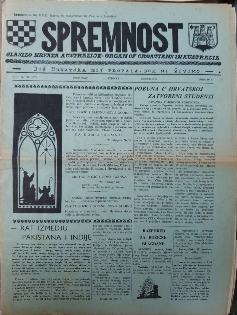 Stare novine: Spremnost. God.14. 149