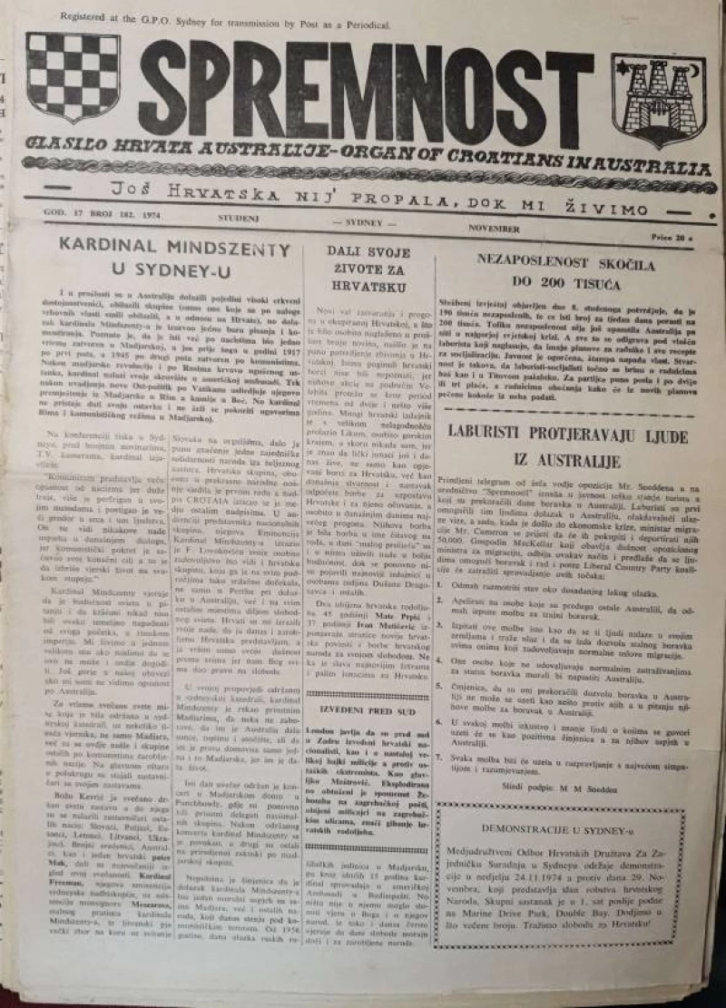 Stare novine: Spremnost. God.17. Broj 182