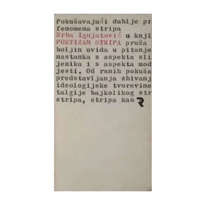 SRBA IGNJATOVIĆ: POETIZAM STRIPA