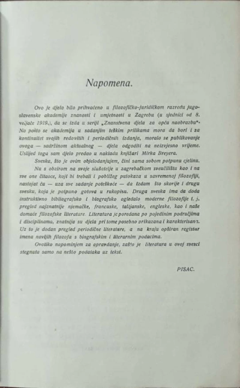 Vladimir Dvorniković: Savremena filozofija.