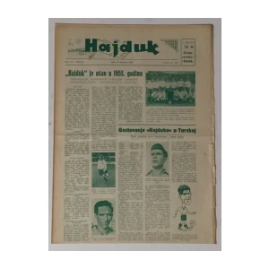 Časopis Hajduk br. 24/1955.