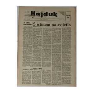 Časopis Hajduk br. 30/1955.