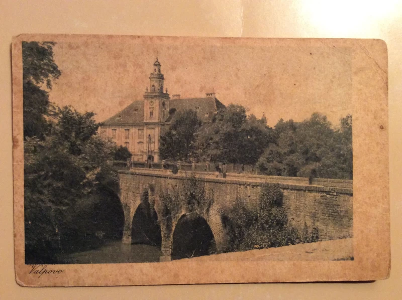 VALPOVO STARA RAZGLEDNICA STARO VALPOVO DVORAC I MOST