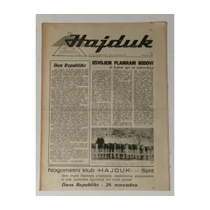 Časopis Hajduk br. 64-65/1958.