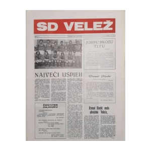 Časopis SD Velež: Broj 2/1974