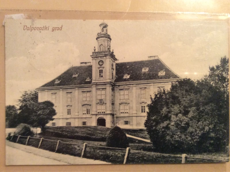 VALPOVO STARA RAZGLEDNICA VLASTELINSKI DVOR VALPOVAČKI GRAD 1912.