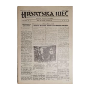 Časopis Hrvatska rieč: Godina III, Broj 34/1944