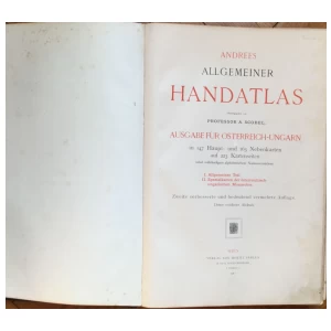 ANDREES, HANDATLAS,  WIENV, 1912.