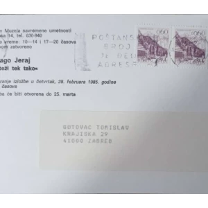 Zmago Jeraj: Crteži tek tako: pošiljatelj Tomislav Gotovac