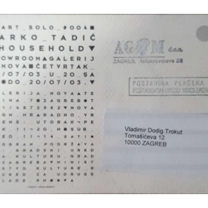 Start solo Marko Tadić Household: pošiljatelj Vladimir Dodig Trokut