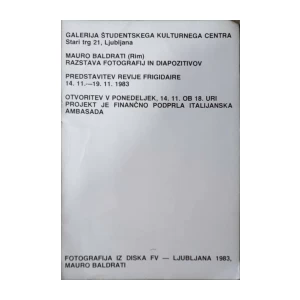 Mauro Baldrati (Rim): Razstava fotografij in diapozivov