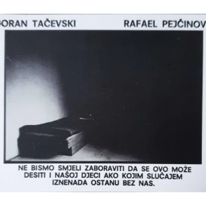 Goran Tačevski Rafael Pejčinović 31.X-7.XI 1983: pošiljatelj Tomislav Gotovac