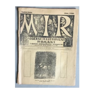 MIR, MODERNI ILUSTRIRANI ROMANI, ZABAVNI, NEPOLITIČKI LIST ZA SVAKOGA, GODINA PRVA,  1921. BROJEVI 1-7