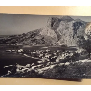 OMIŠ STARA RAZGLEDNICA PANORAMA 1955.