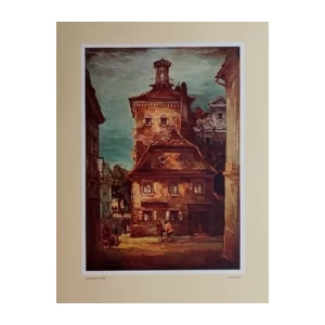 Kirin Vladimir: Stari Zagreb: Mapa 12 reprodukcija