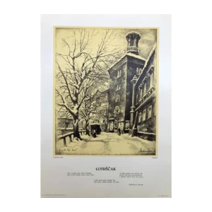 Kirin Vladimir: Stari Zagreb: Mapa 12 reprodukcija