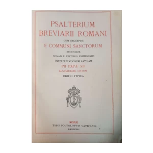 Psalterium breviarii Romani