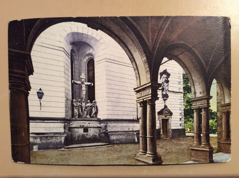 MARIJA BISTRICA STARA RAZGLEDNICA PROSTOR OKO CRKVE 1914.