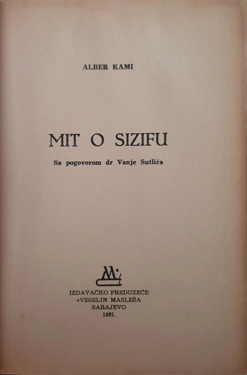 Alber Kami: Mit o Sizifu