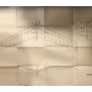 Schäfers Bauplanreihe freifliegender Flugmodelle 19 Nurflügel Segelflugmodell „Silbermöwe", von H. Wechler